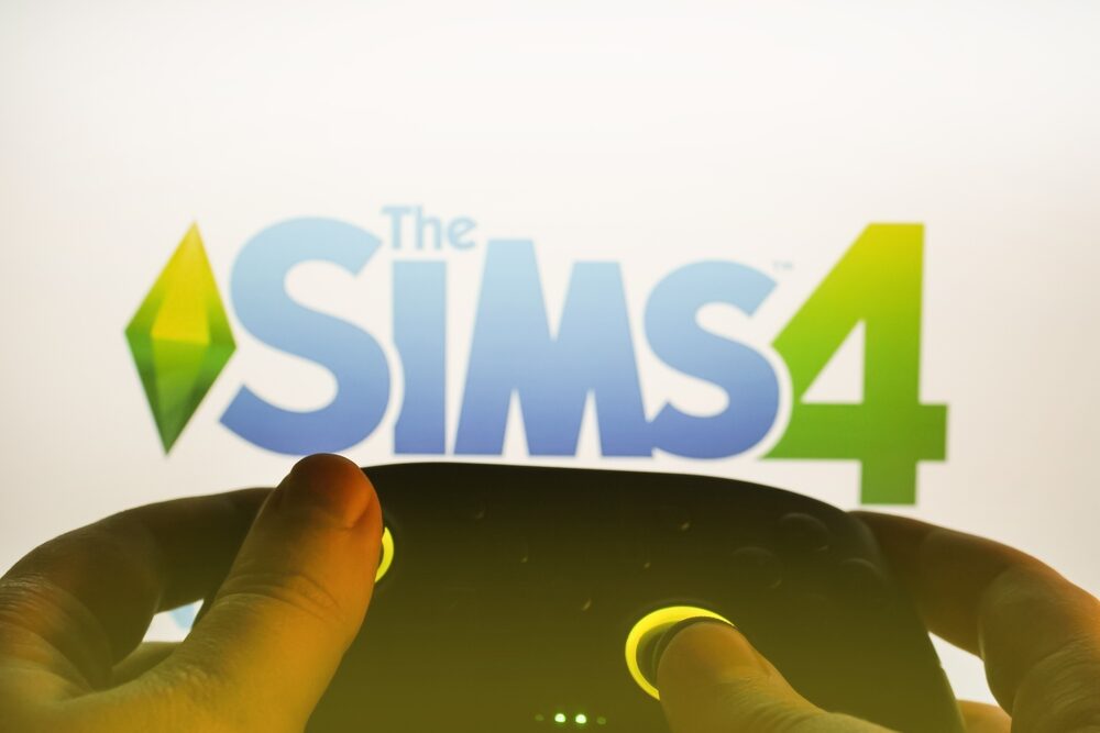 Immagine di The Sims 4 con elementi di moda e musica